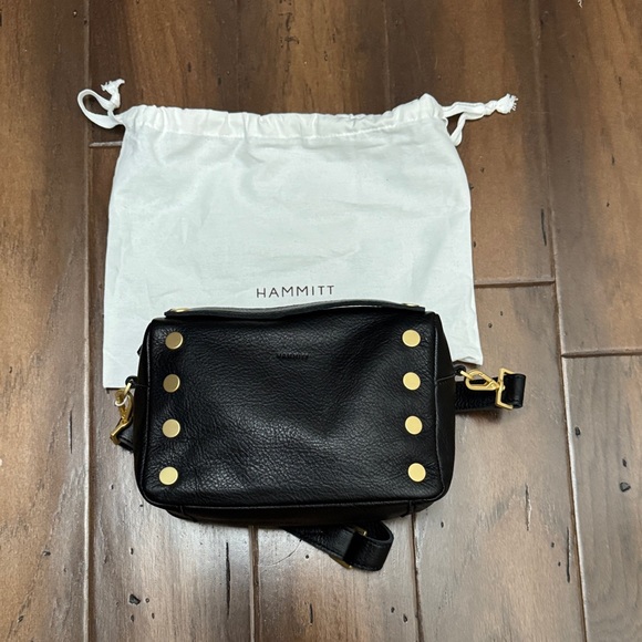 Hammitt Handbags - Hammitt Black Crossbody Bag with Gold Accents, SOLD SOLD SOLD